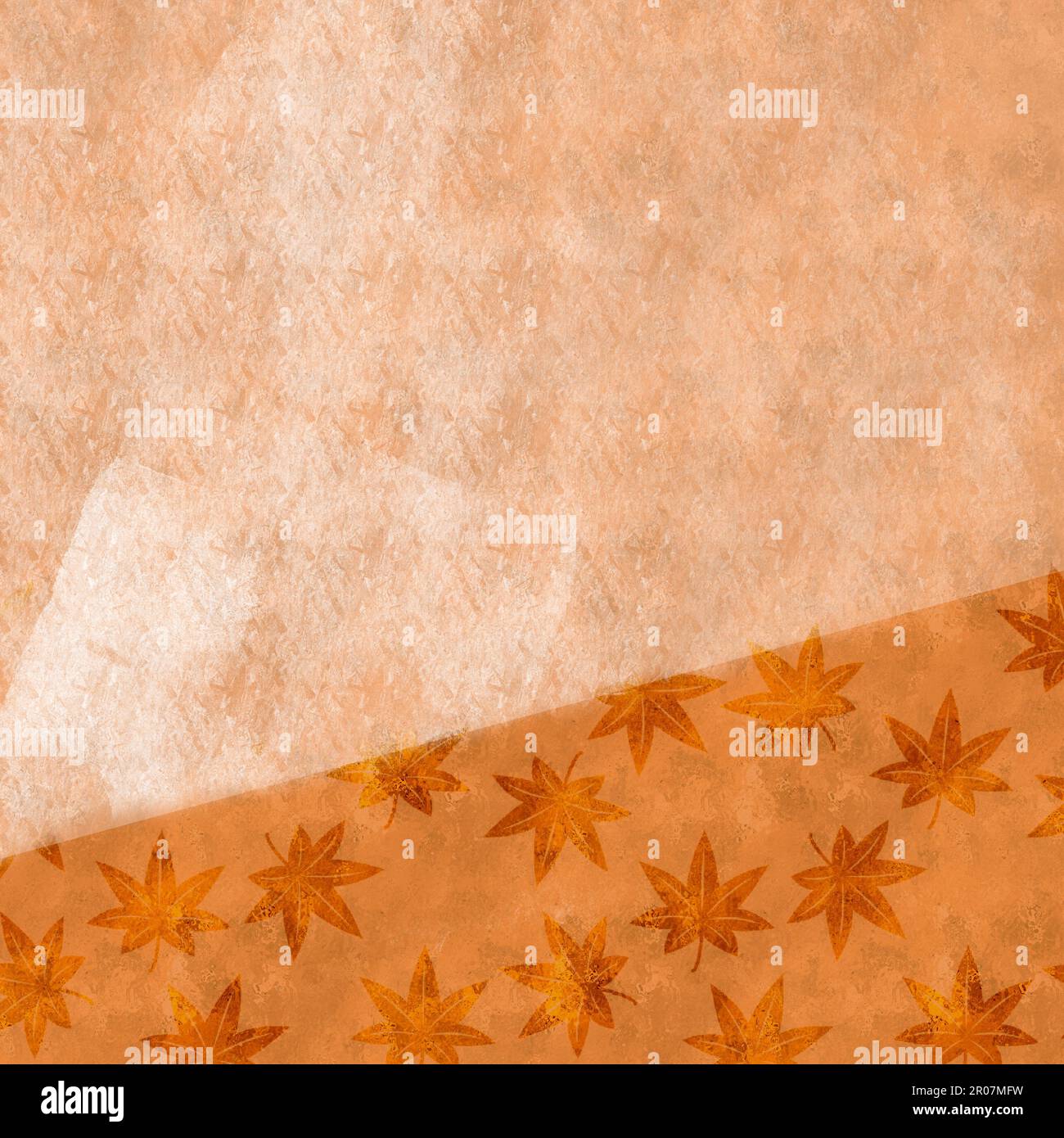 Pattern Japanese Maple Japanese maple leaf pattern on orange background. Autumn Japanese ...