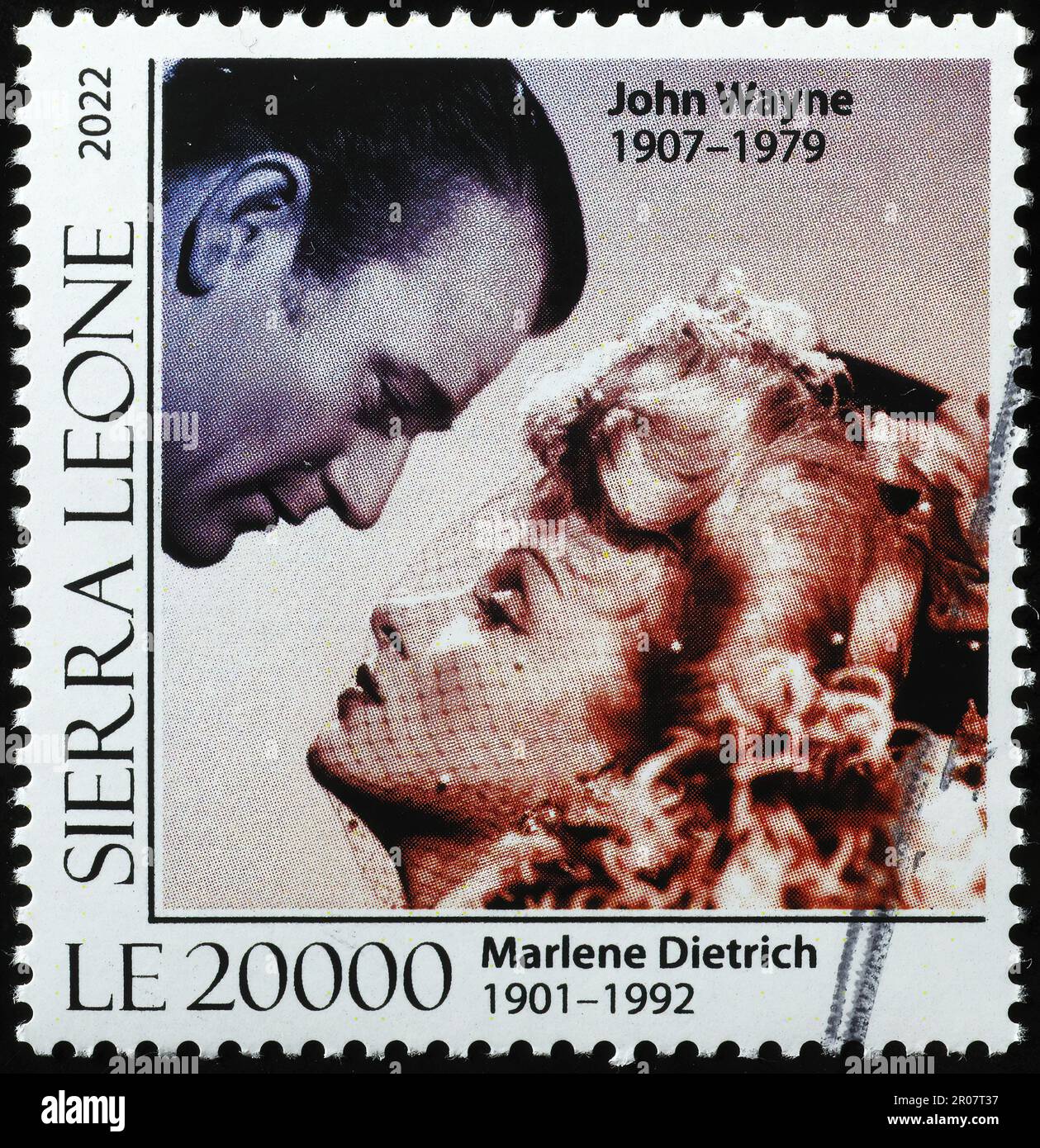 John Wayne And Marlene Dietrich