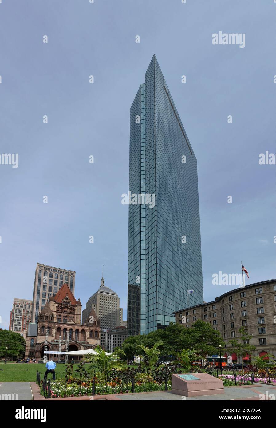 John Hancock Tower, Copley Square, Boston, Massaschusetts, USA Stock ...