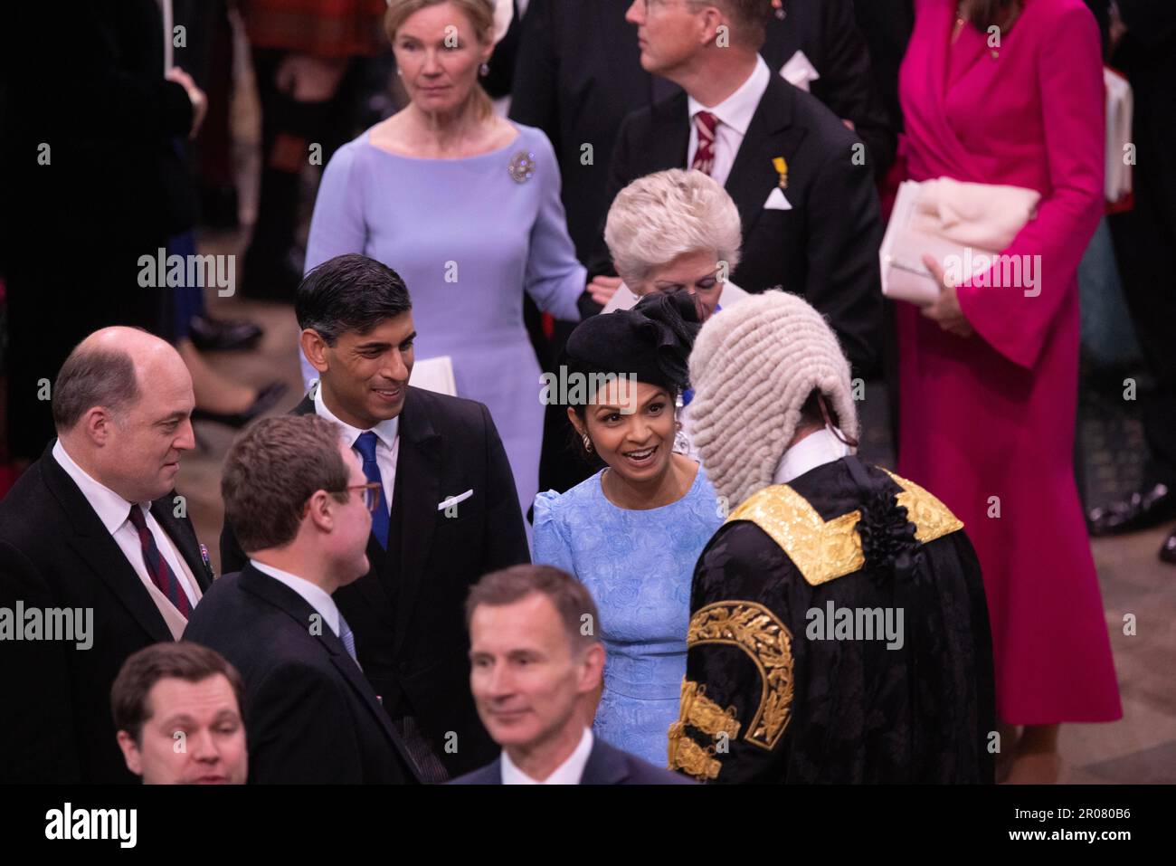 PHOTO:JEFF GILBERT 06th May 2023. UK Prime Minister Rishi Sunak and his ...