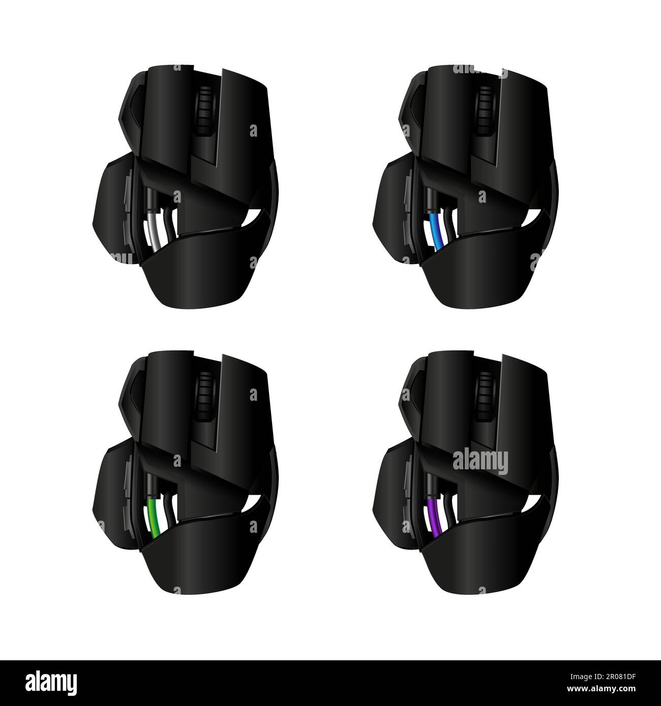 Vector gamer mouse and game controller. Vector Stock Vector Image & Art