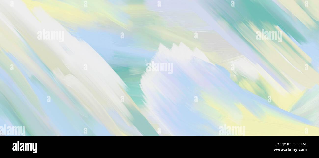 Oil painting colorful abstract background, spring color banner, rough