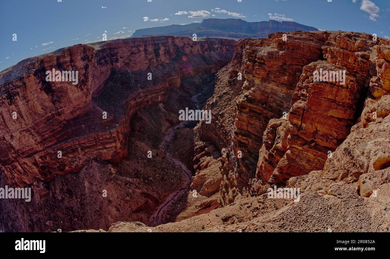 View of Badger Canyon with the Vermilion Cliffs National Monument of
