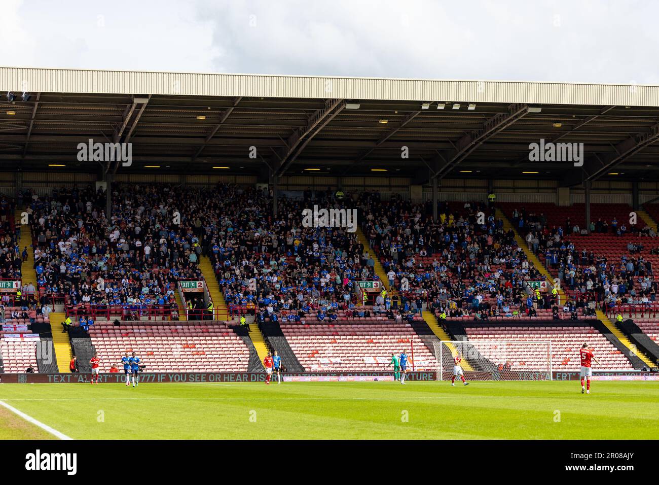 Peterborough United supporters during the Sky Bet League 1 match