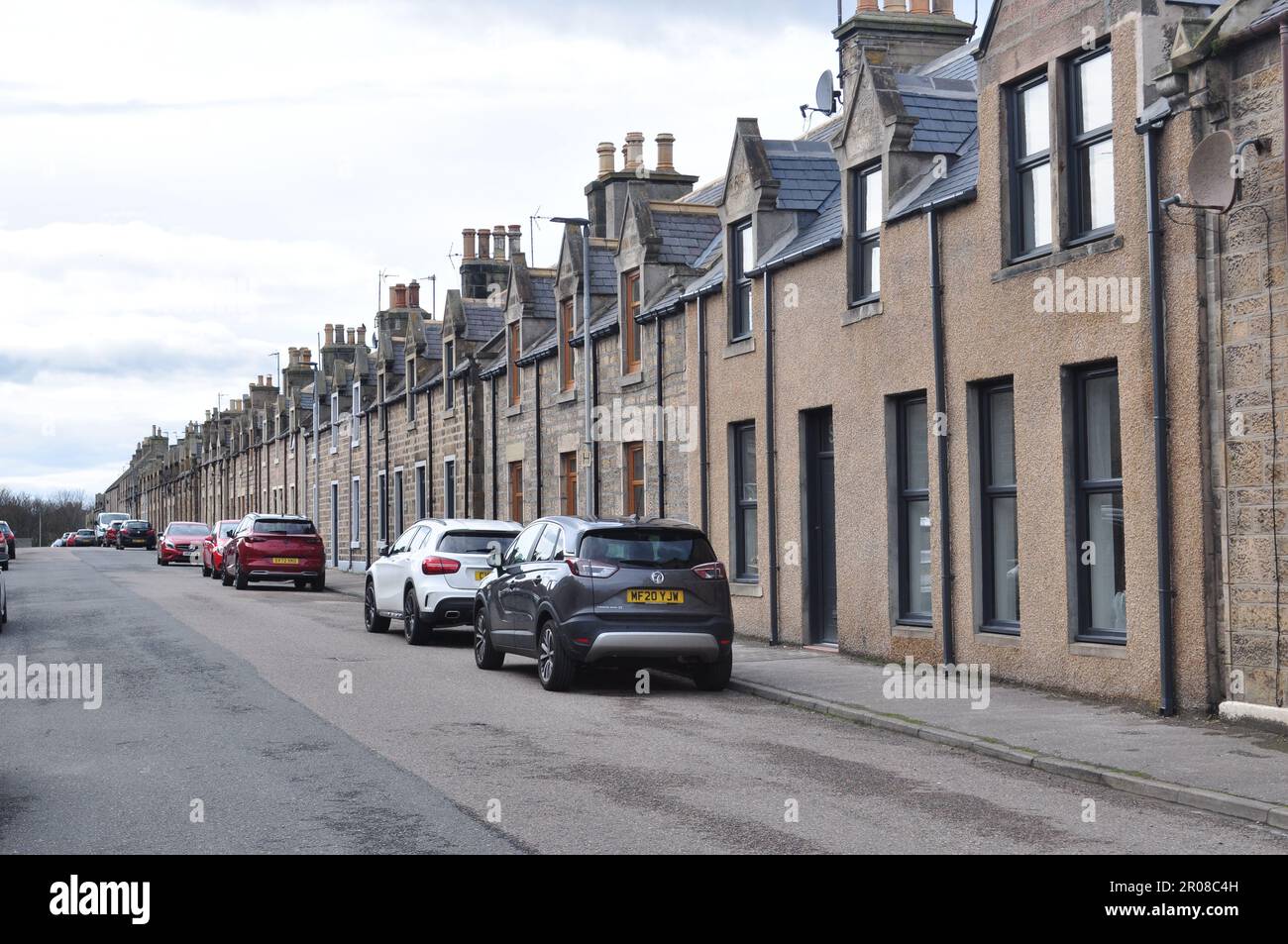 Gordon Street, Buckie, Moray, Scotland Stock Photo