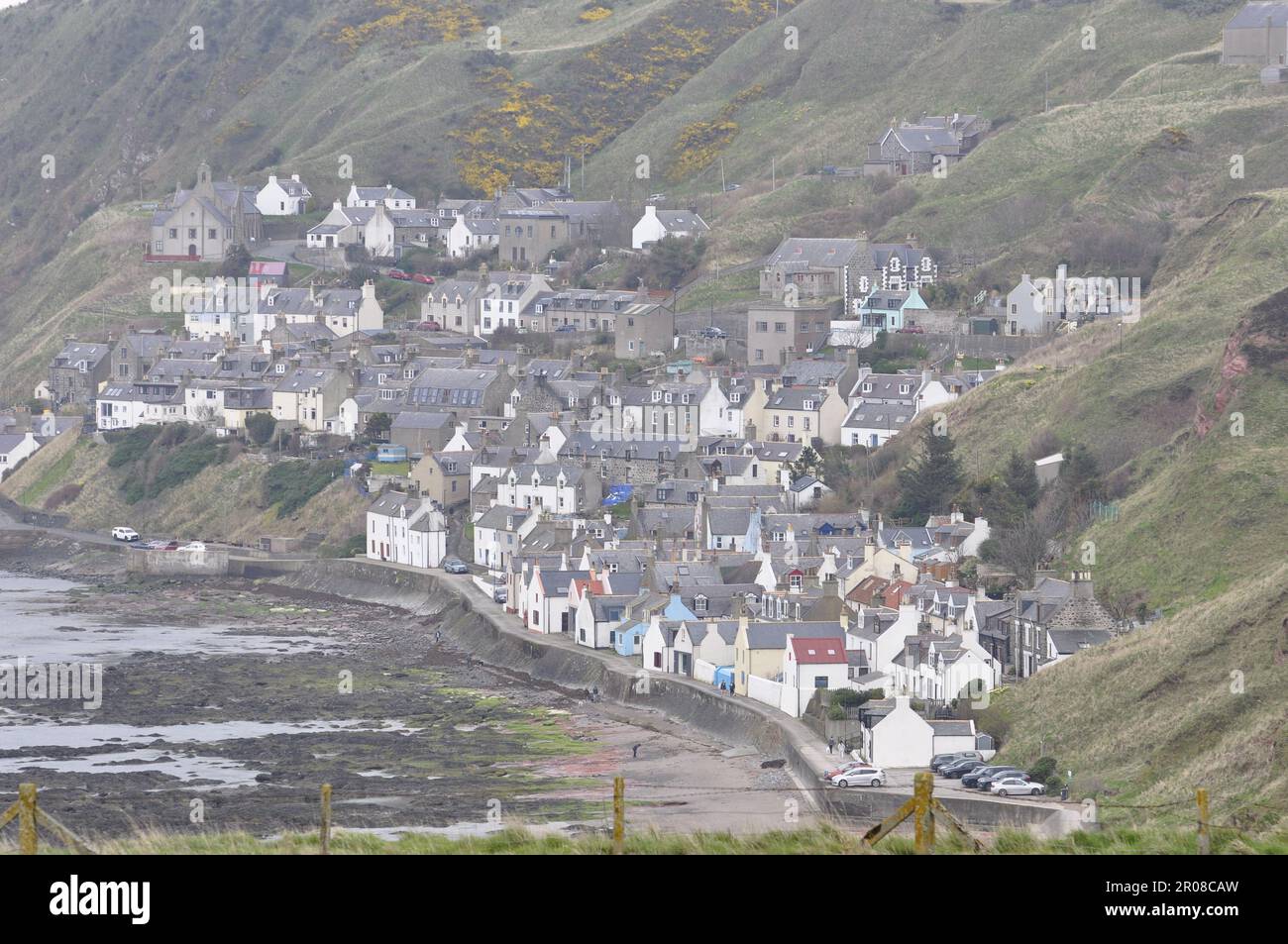Gardenstown Moray Scotland Stock Photo Alamy