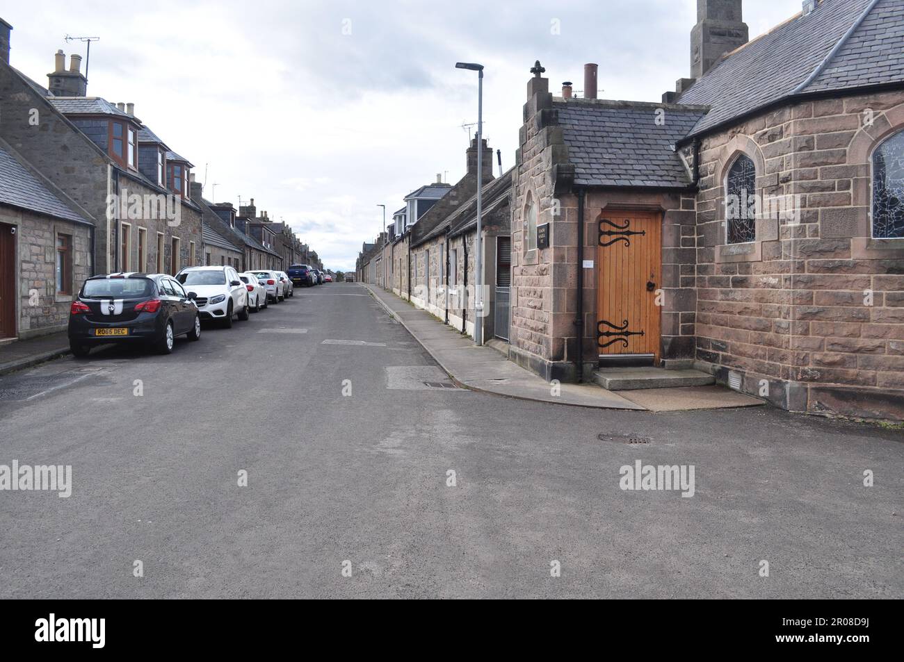 New Street, Buckie, Moray, Scotland Stock Photo