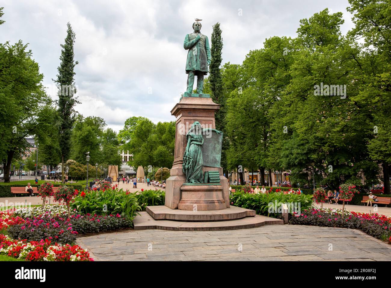 The 1885 Statue Of Johan Ludvig Runeberg Is A Statue Dedicated To The 