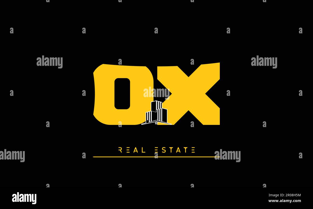 Ox real estate logo hires stock photography and images Alamy