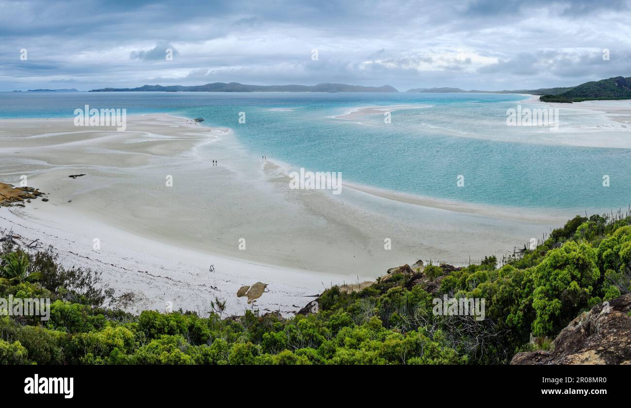 Whitehaven Beach, Whitsunday Island, Queensland, Australia Stock Photo