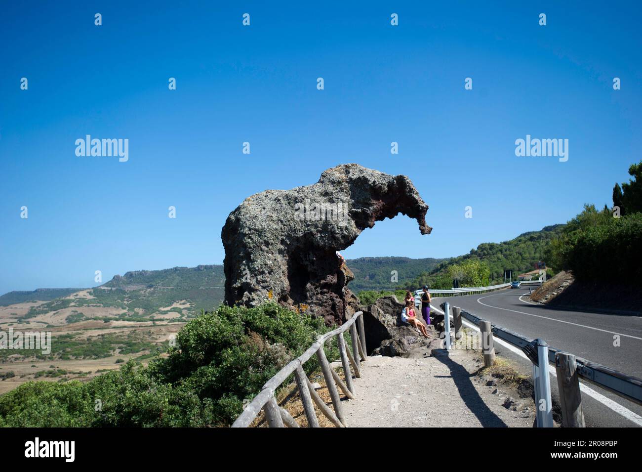 Roccia dell'elefante, monumento naturale. Sedini. SS, Sardegna, Italy Stock Photo