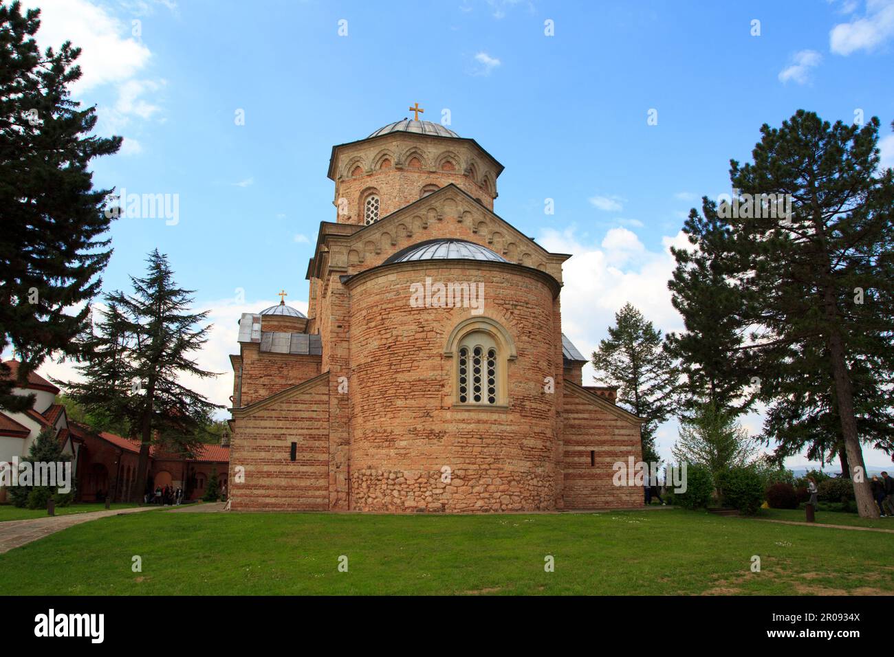 Monastery Zica near Kraljevo in Serbia Stock Photo