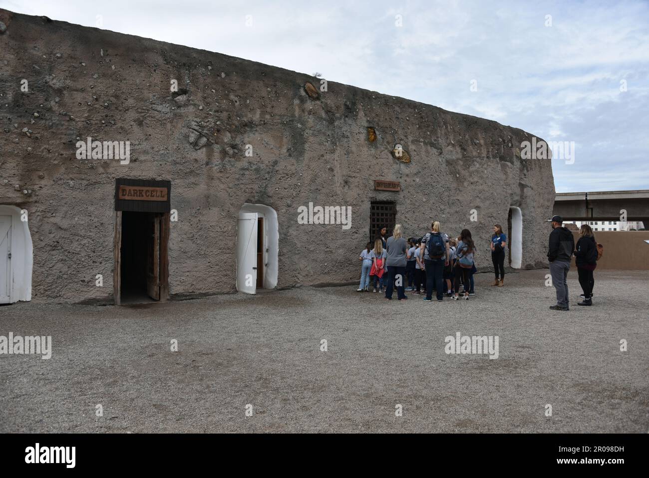 Yuma, AZ., U.S.A. 3/15/2023. Arizona’s Yuma Territorial Prison State Historic Park; On July 1, 1876, the first seven inmates arrived. Stock Photo