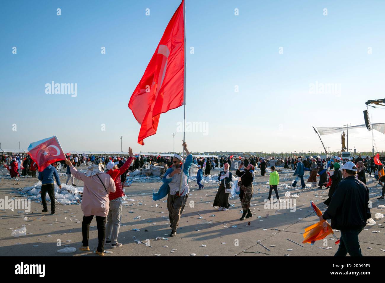 Yesilkoy, Istanbul, Turkey. 7th May, 2023. The Istanbul rally of Recep