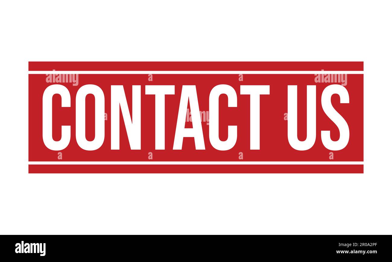 Contact Us Rubber Stamp. Contact Us Rubber Grunge Stamp Seal Vector