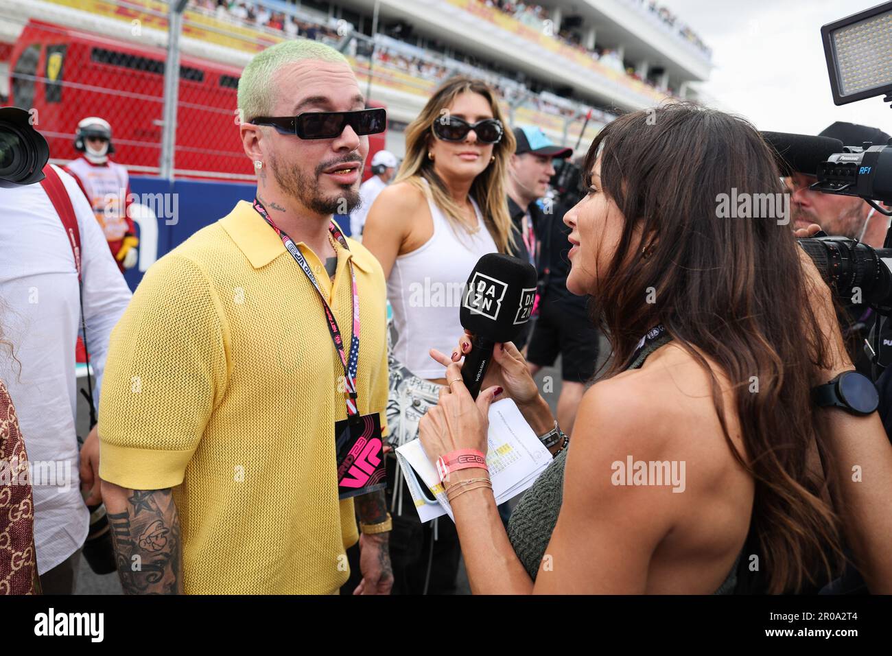 Jose Alvaro Osorio Balvin aka J Balvin, portrait during the Formula 1 Crypto.com  Miami Grand Prix 2023, 5th round of the 2023 Formula One World Championship  from May 05 to 07, 2023