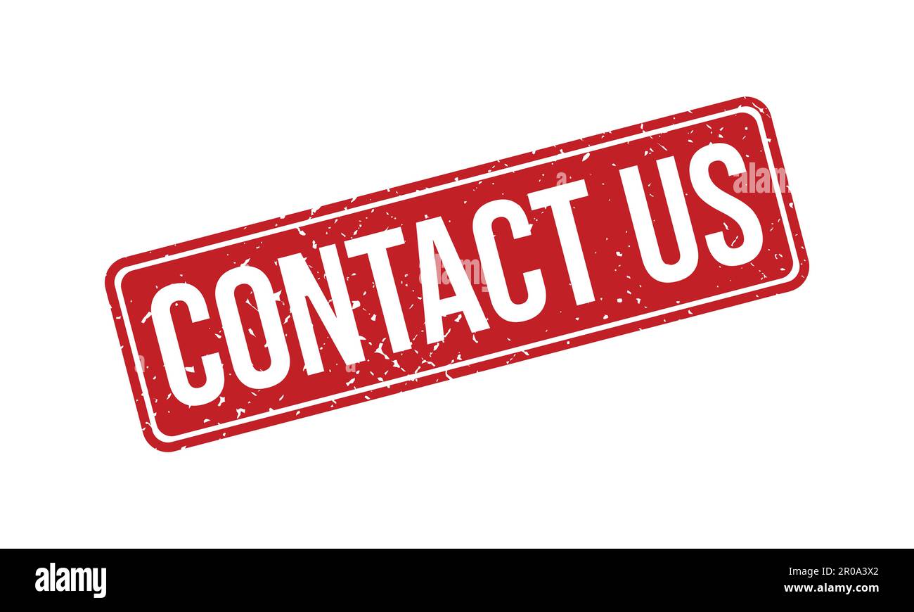 Contact Us Rubber Stamp. Contact Us Rubber Grunge Stamp Seal Vector
