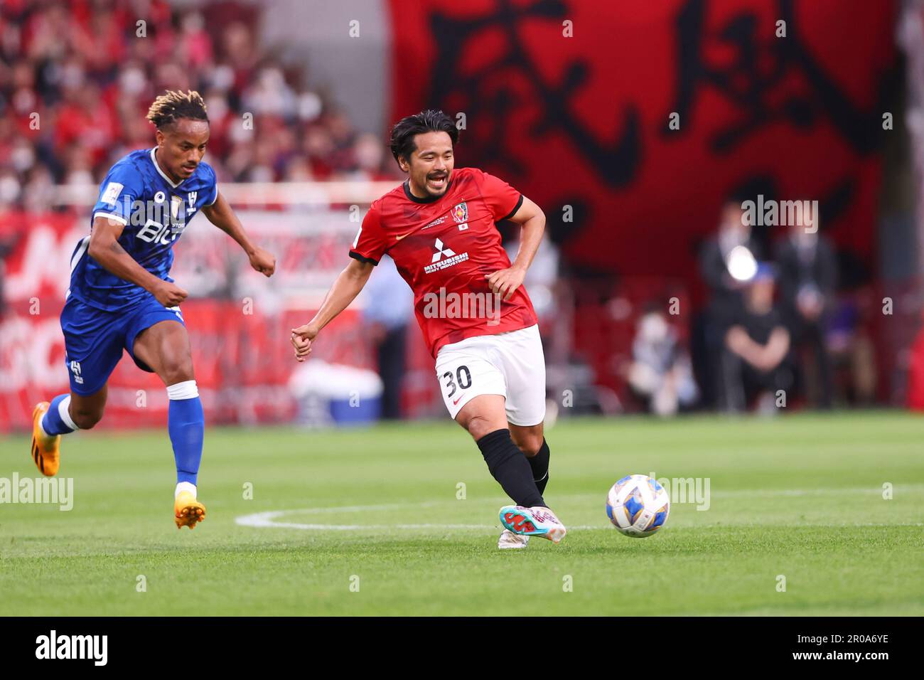 Saitama, Japan. 6th May, 2023. Hiroki Sakai (Reds) Football/Soccer : AFC  Champions League 2022 final match between Urawa Red Diamonds - Al-Hilal at  Saitama Stadium 2002 in Saitama, Japan . Credit: Yohei