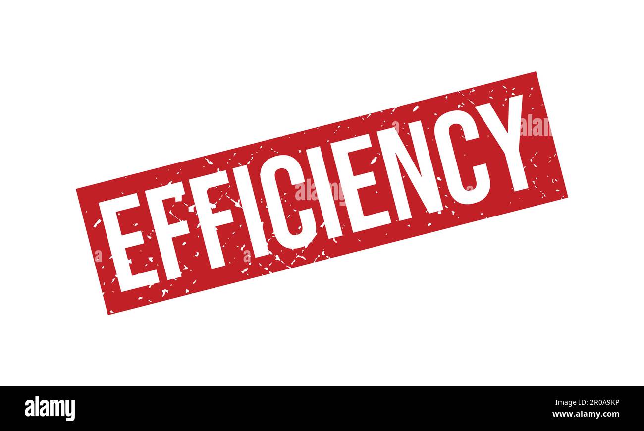 Efficiency Lettering Efficiency Rubber Stamp. Efficiency Grunge Stamp Seal Vector ...