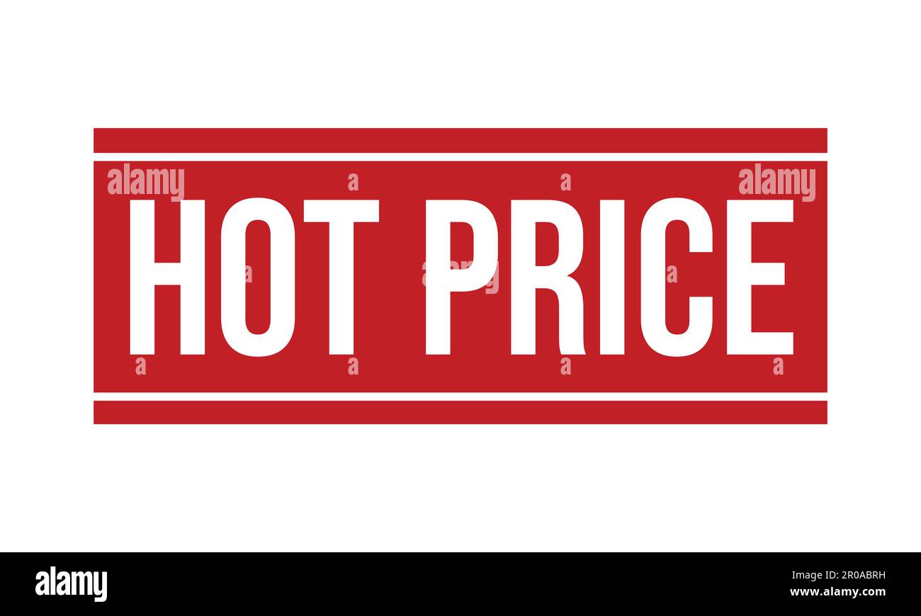 Hot Price Rubber Stamp. Red Hot Price Rubber Grunge Stamp Seal Vector ...