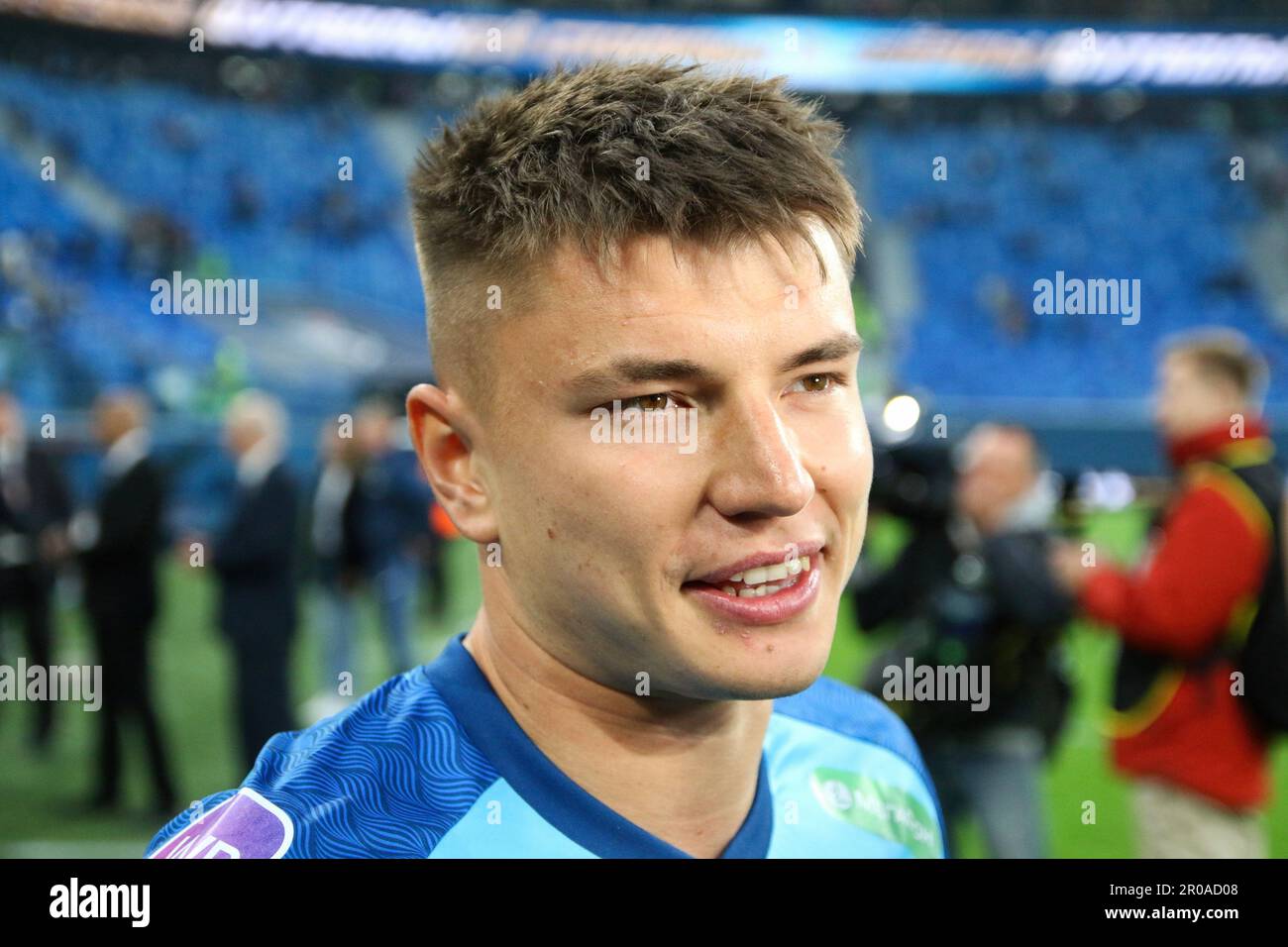 Saint Petersburg, Russia. 07th May, 2023. Andrey Mostovoy (17), Zenit