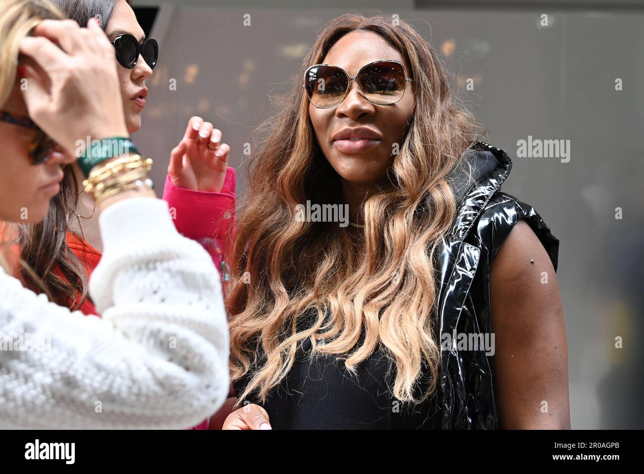 Miami, USA. 07th May, 2023. MIAMI, Florida, USA 07. May 2023; Serena Williams, FIA Grand Prix of MIAMI Formula 1 in the Miami Gardens around the Dolphins American Football Stadium, F1 in the USA, raceday, fee liable image - Photo Credit: © ATP images/Paolo PEDICELLI (PEDICELLI Paolo/ATP/SPP) Credit: SPP Sport Press Photo. /Alamy Live News Stock Photo