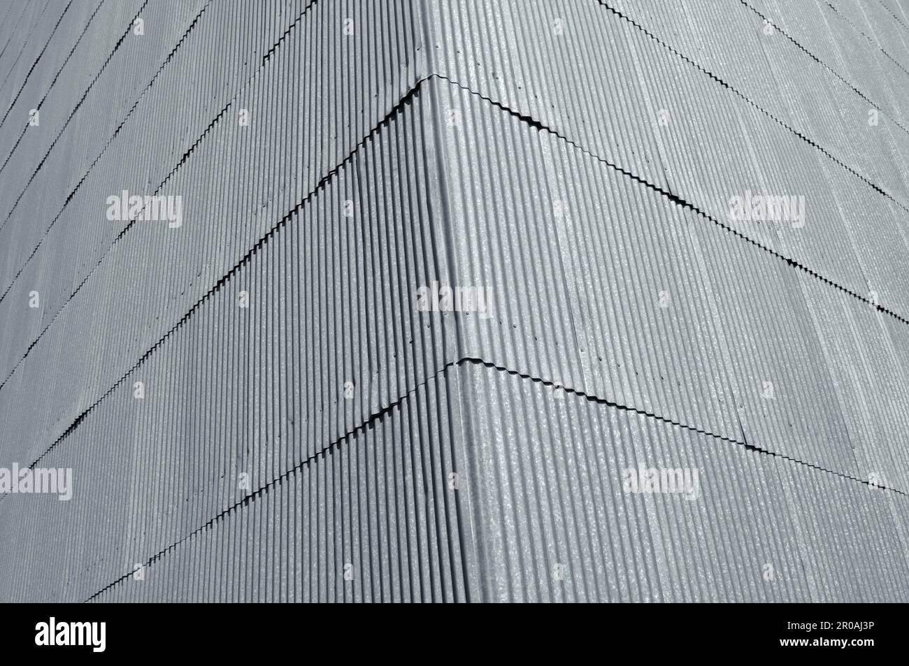 Grain silo facade Stock Photo