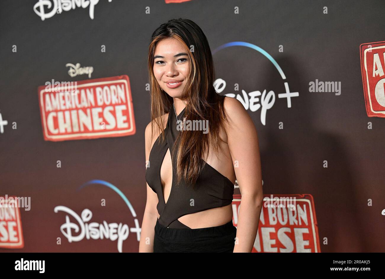 Ellery Lee attends the premiere of the Disney+ original series