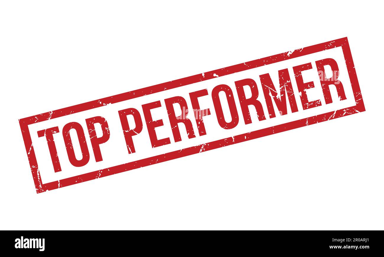 Top Performer Rubber Grunge Stamp Seal Stock Vector Stock Vector Image ...