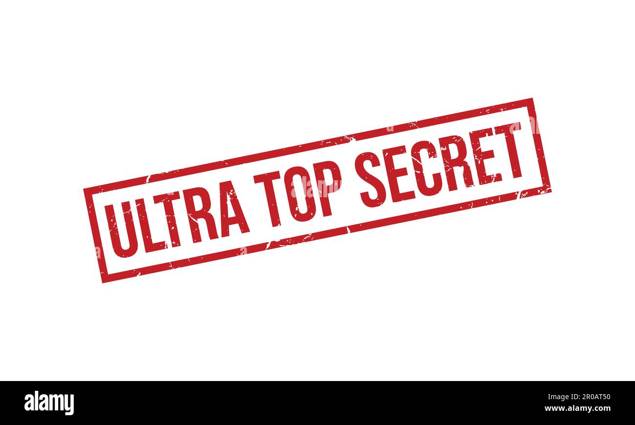 Ultra Top Secret Rubber Stamp. Ultra Top Secret Grunge Stamp Seal ...