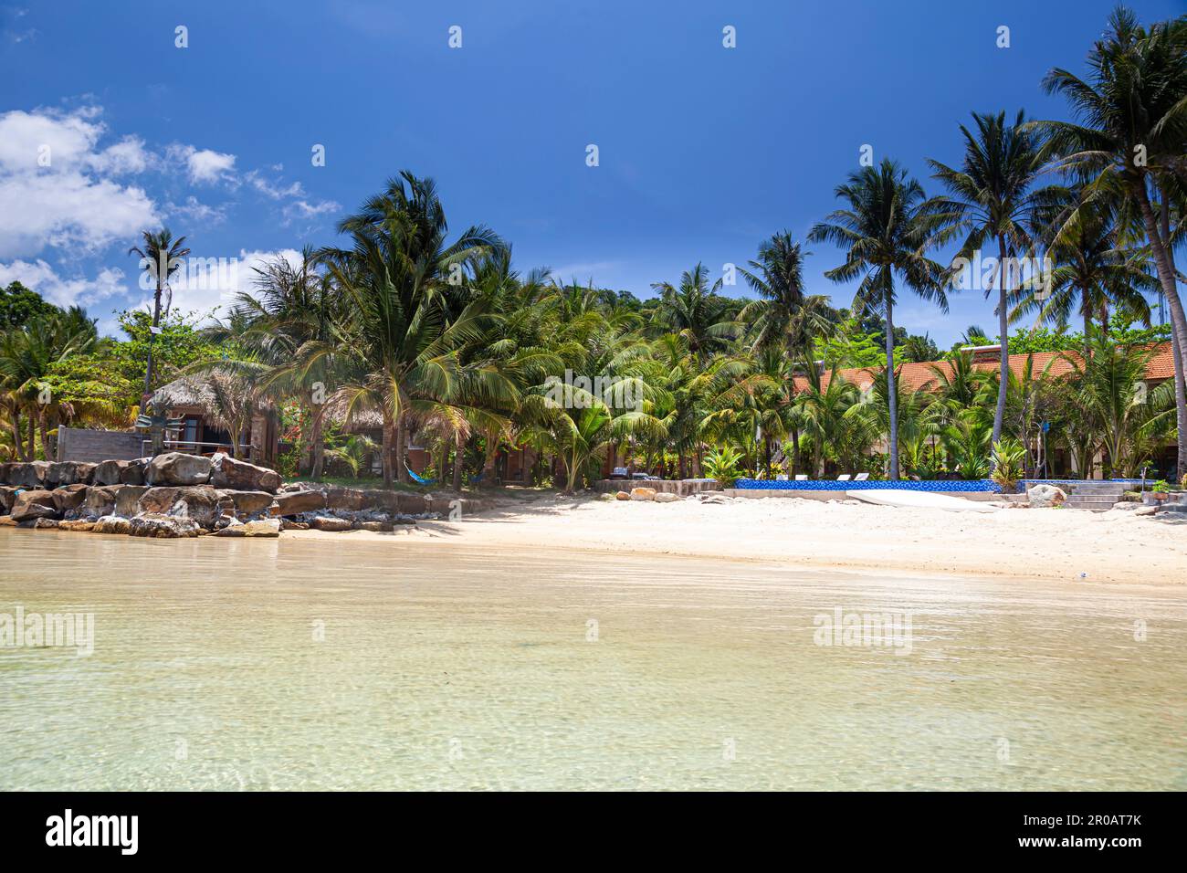 Beach of Peppercorn Beach Resort,Phu Quoc island, Phu Quoc, Vietnam