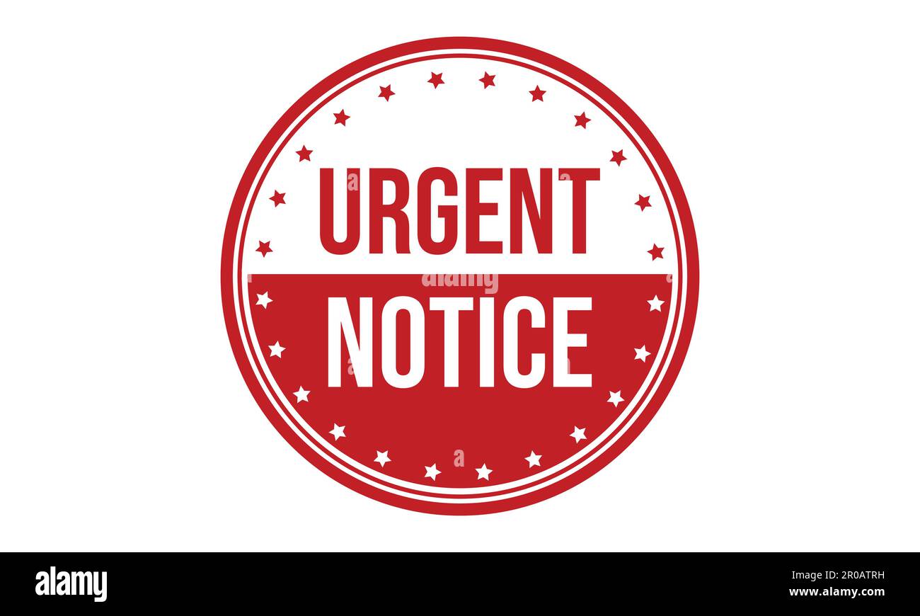Urgent Notice Rubber Stamp. Urgent Notice Grunge Stamp Seal Vector  Illustration Stock Vector Image \u0026 Art - Alamy, image size:1300x870
