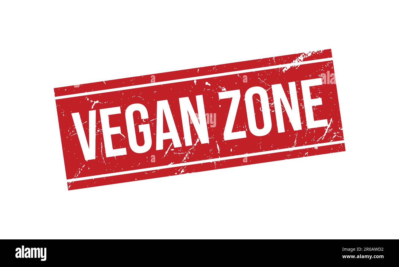 Vegan Zone Rubber Grunge Stamp Seal Stock Vector Stock Vector Image ...