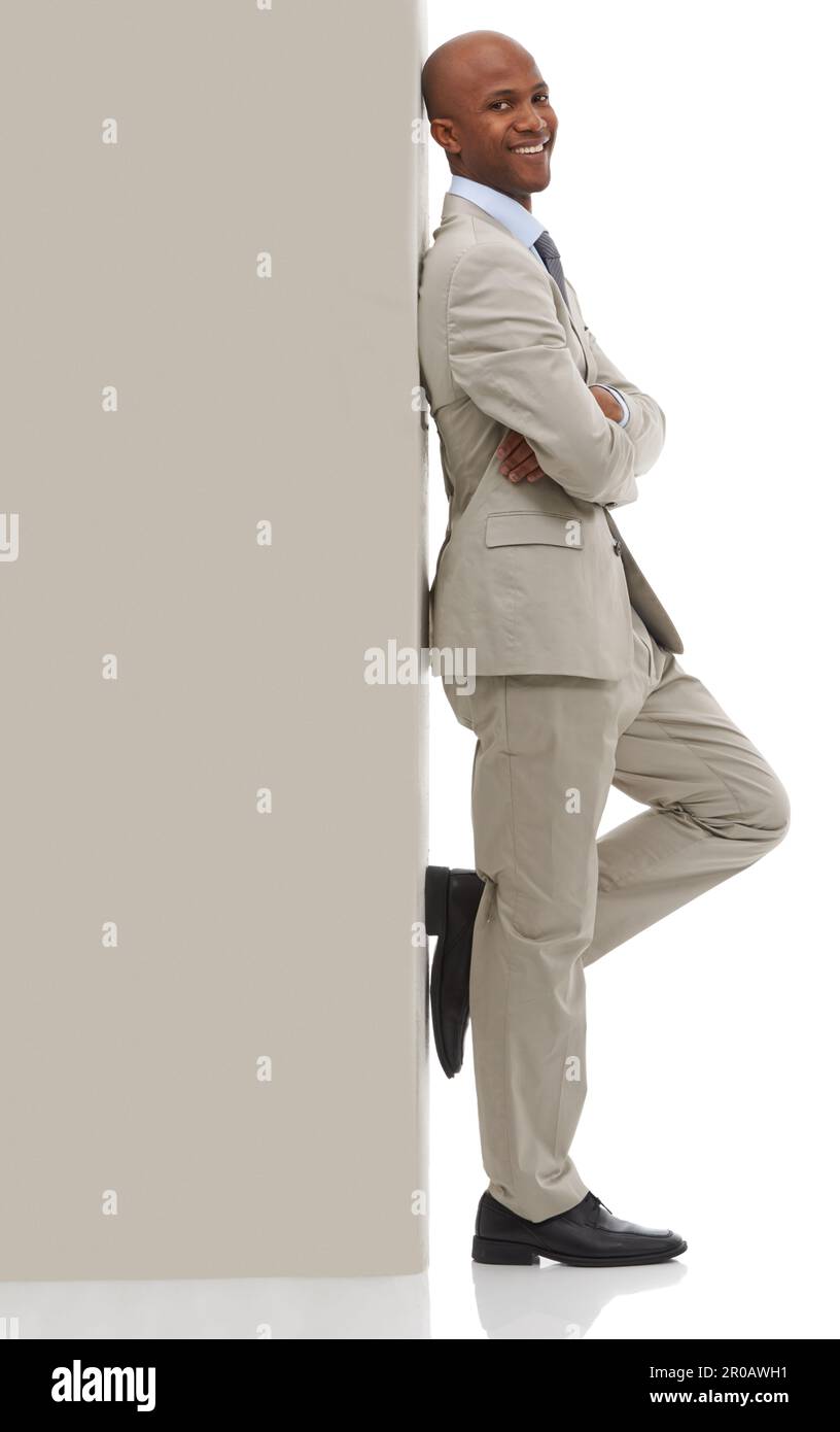 Man in formal attire leans hi-res stock photography and images - Alamy