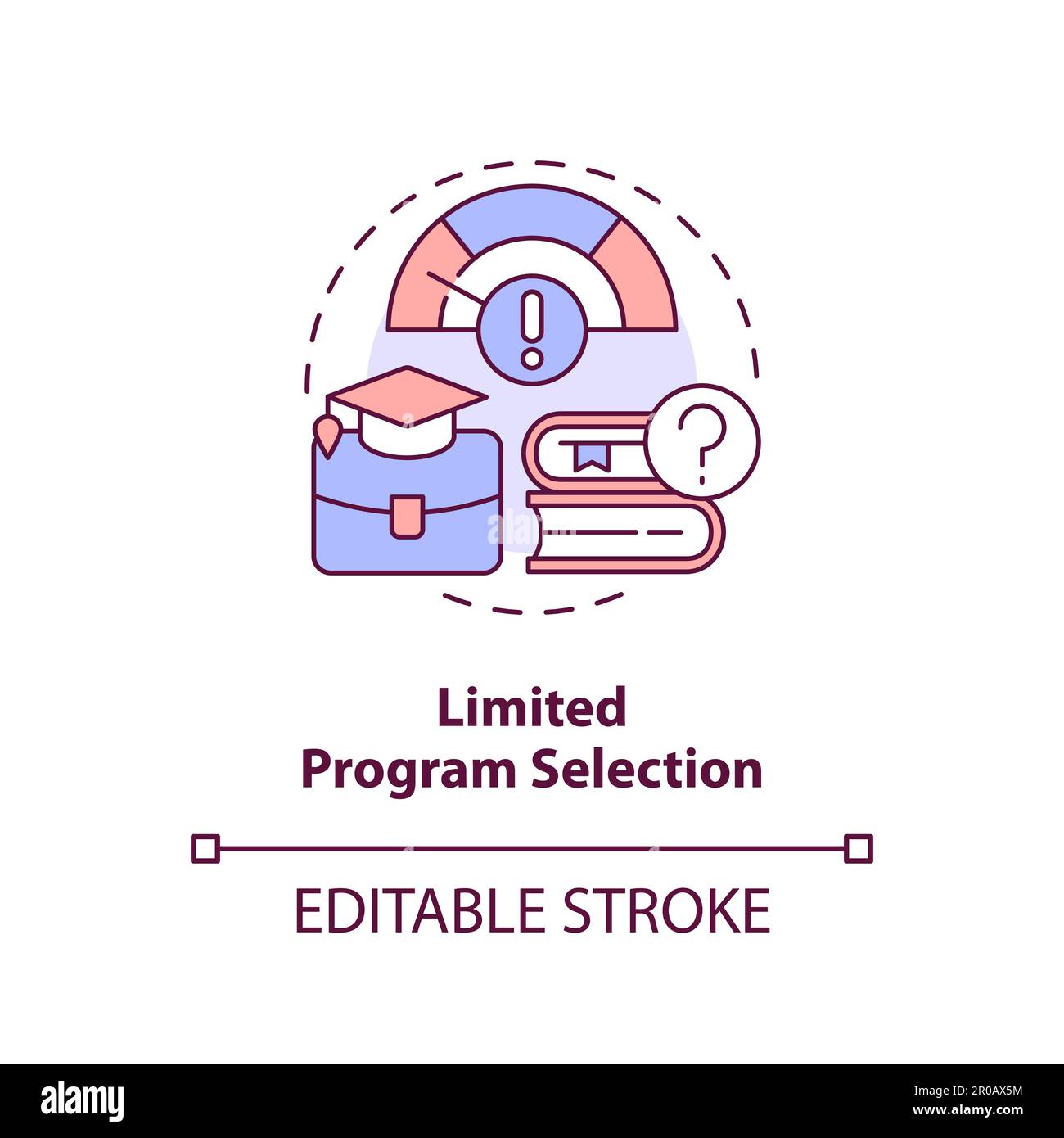 Limited program selection concept icon Stock Vector Image & Art - Alamy