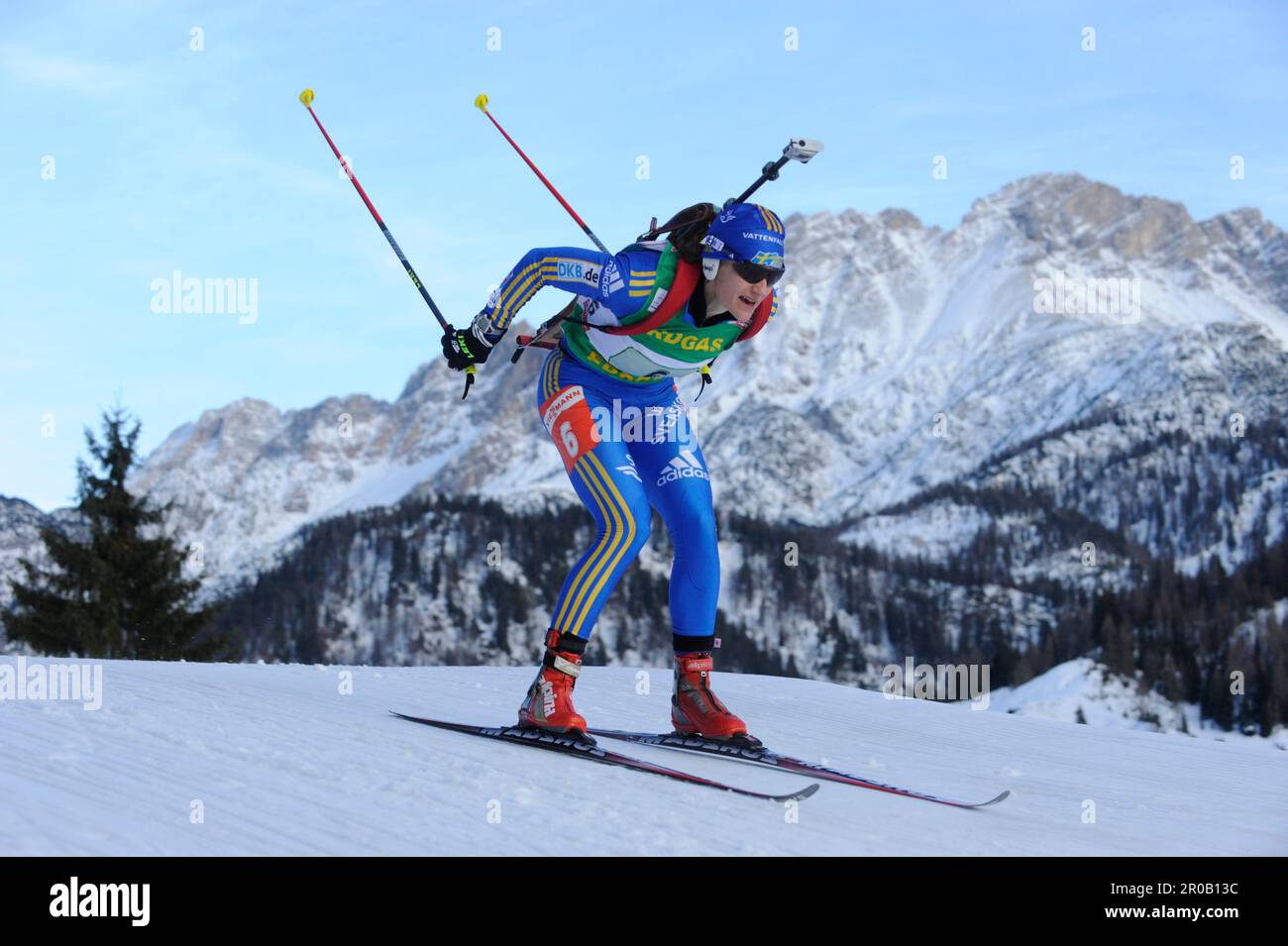 OLOFSSON-ZIDEK Anna Carin SWE, Aktion.Biathlon Welt Cup In Hochfilzen ...