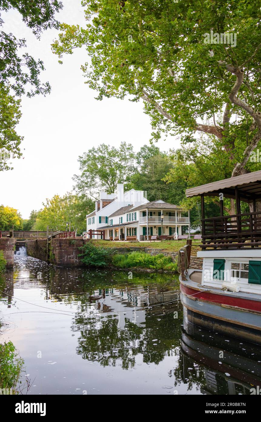 Chesapeake and Ohio Canal National Historical Park in Maryland Stock