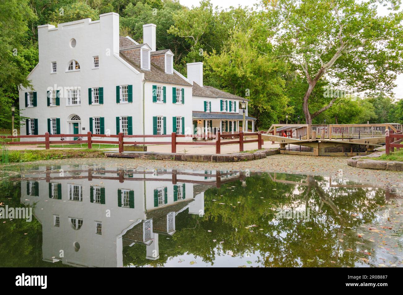 Chesapeake and Ohio Canal National Historical Park in Maryland Stock
