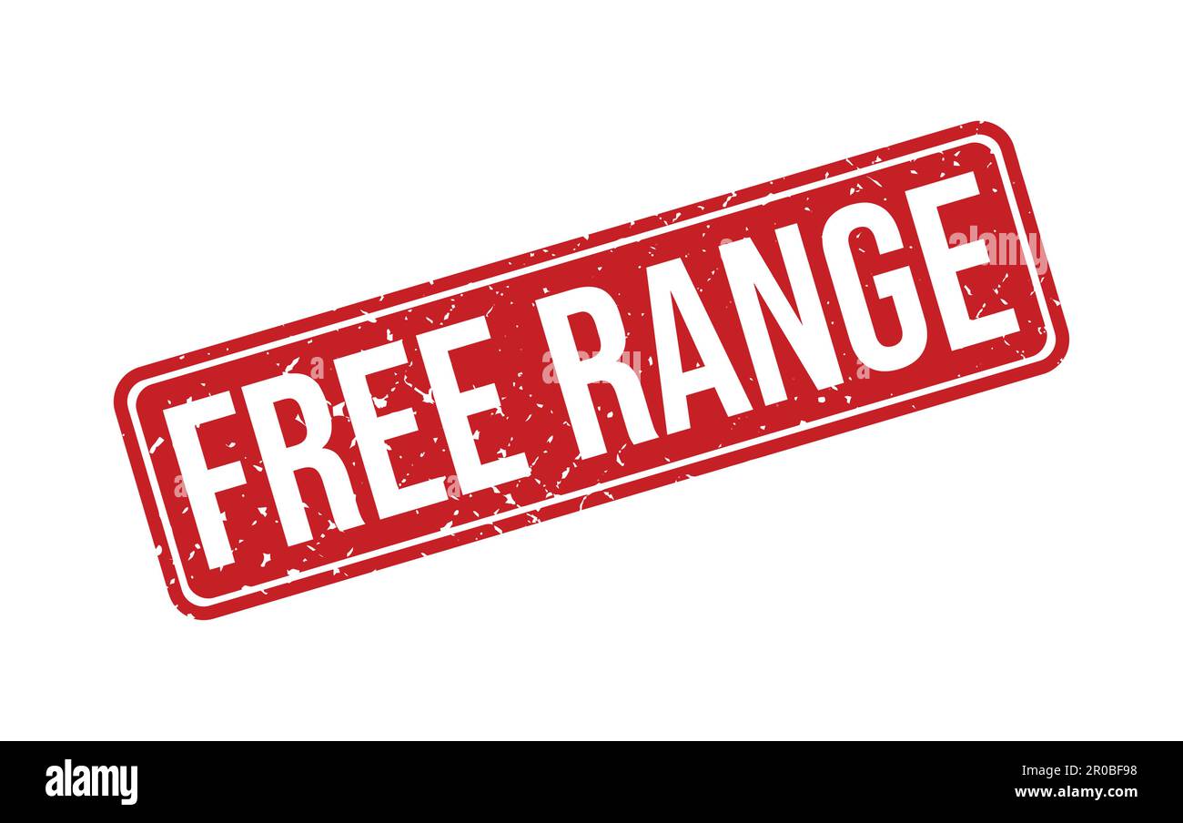 Free Range Rubber Stamp Seal Vector Stock Vector Image & Art Alamy