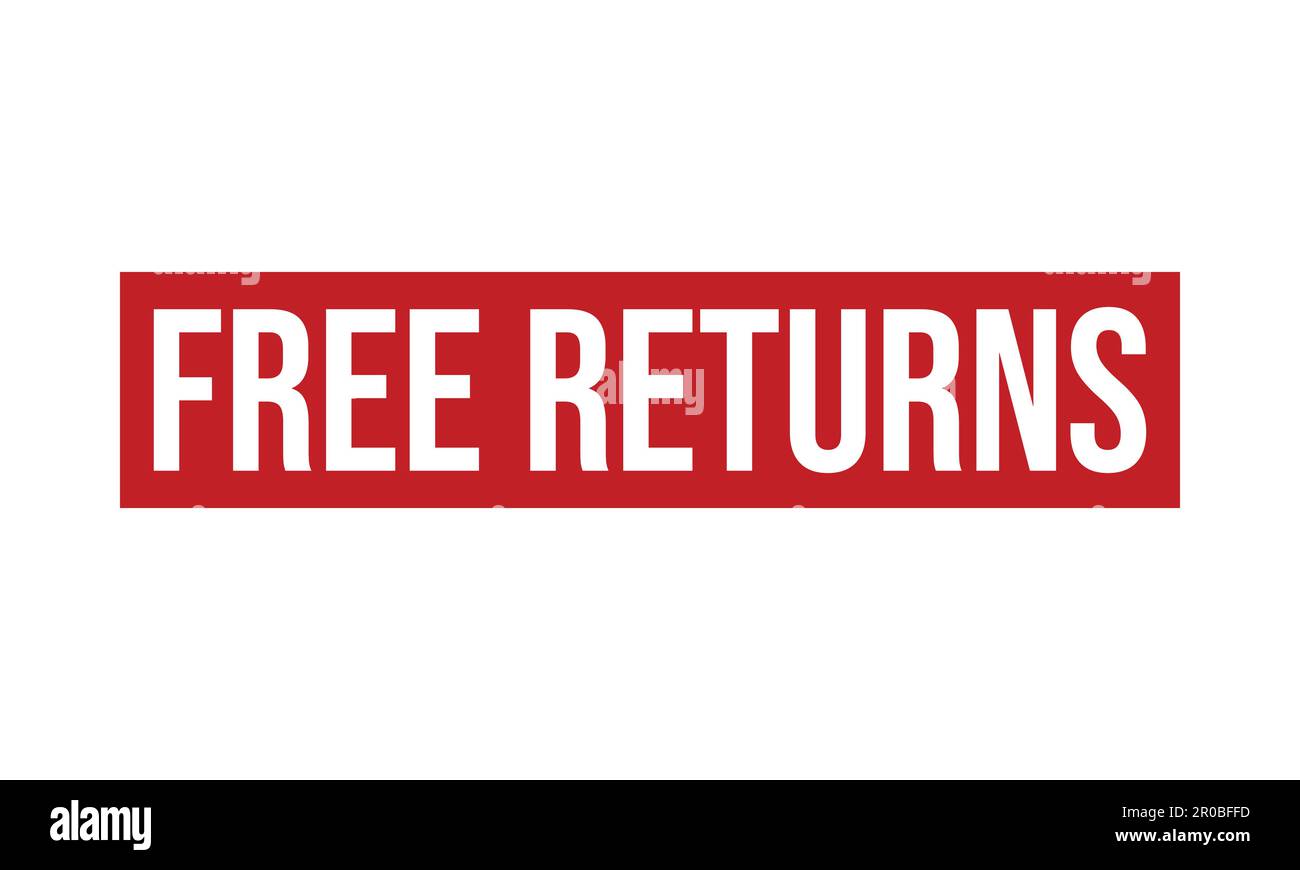 Free Returns Rubber Stamp Seal Vector Stock Vector Image & Art Alamy