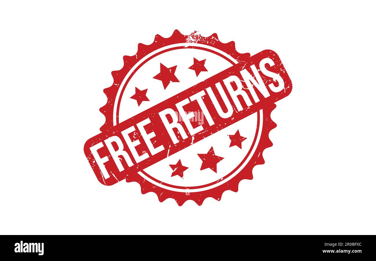 Free Returns Rubber Stamp Seal Vector Stock Vector Image & Art Alamy