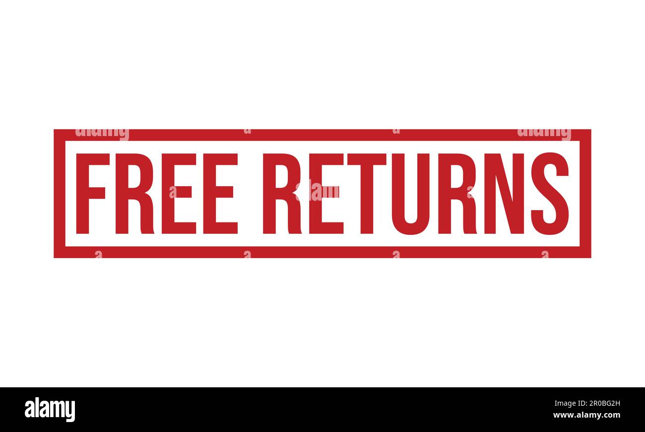 Free Returns Rubber Stamp Seal Vector Stock Vector Image & Art Alamy
