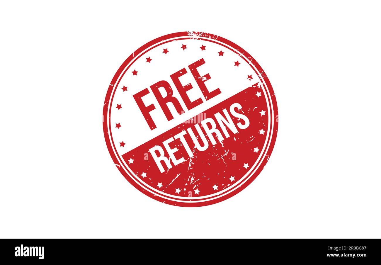 Free Returns Stamp Seal Vector Illustration Stock Vector Image & Art