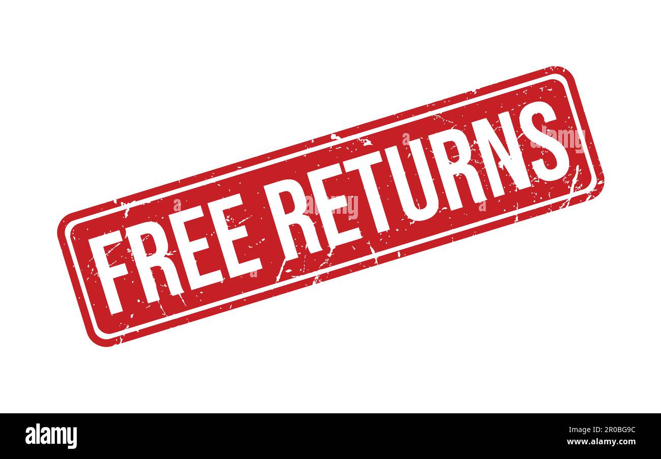 Free Returns Rubber Stamp Seal Vector Stock Vector Image & Art Alamy