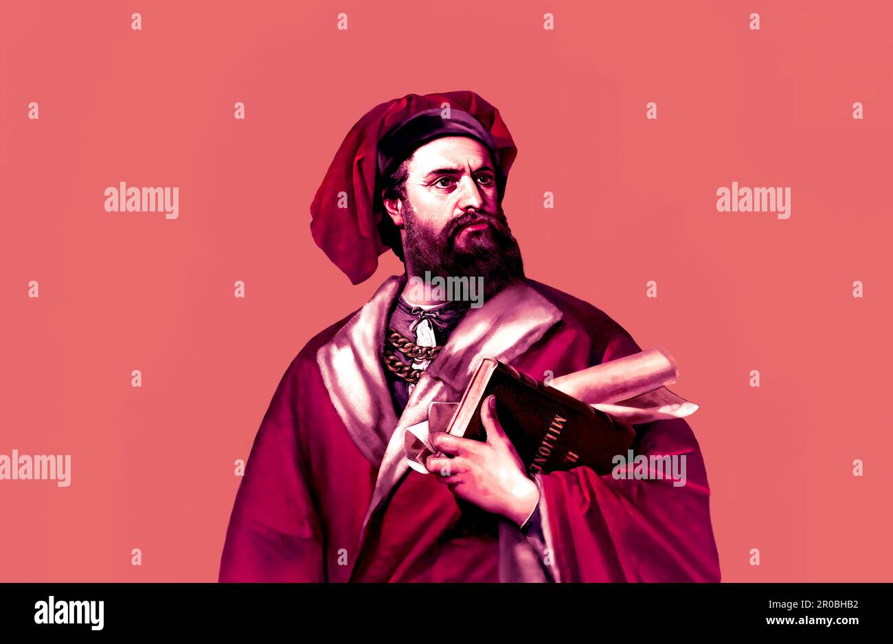 Marco Polo, c. 1254 –1324, an Italian merchant, explorer and writer ...
