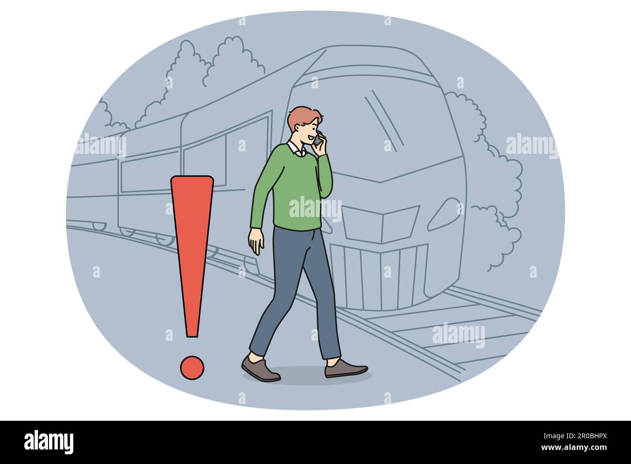 Rail user Cut Out Stock Images & Pictures - Alamy