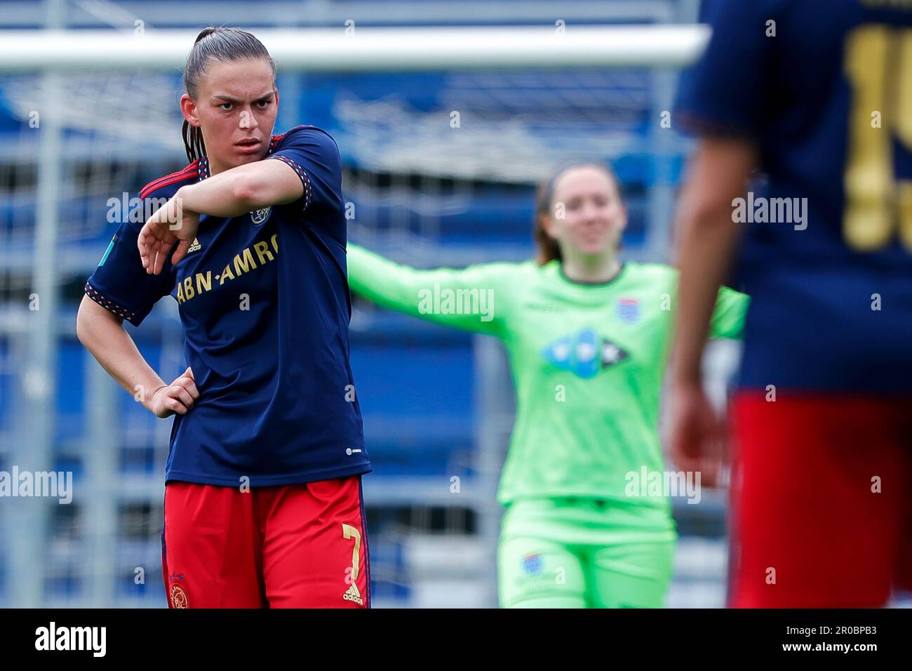 07-05-2023: Sport: PEC v Ajax (Women)  ZWOLLE, NETHERLANDS - MAY 7: Romee Leuchter (AFC Ajax) during the match Dutch Azerion Eredivisie Vrouwen PEC Zw Stock Photo