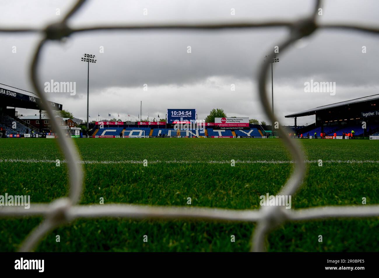 Edgeley park stockport general view hires stock photography and images