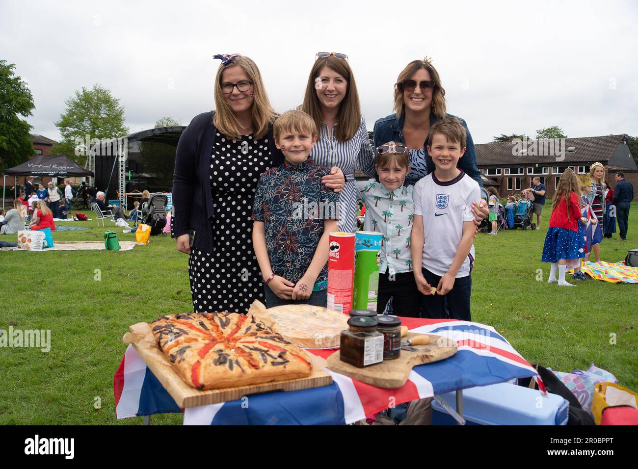Datchet, Berkshire, UK. 7th May, 2023. Locals at the Datchet Coronation