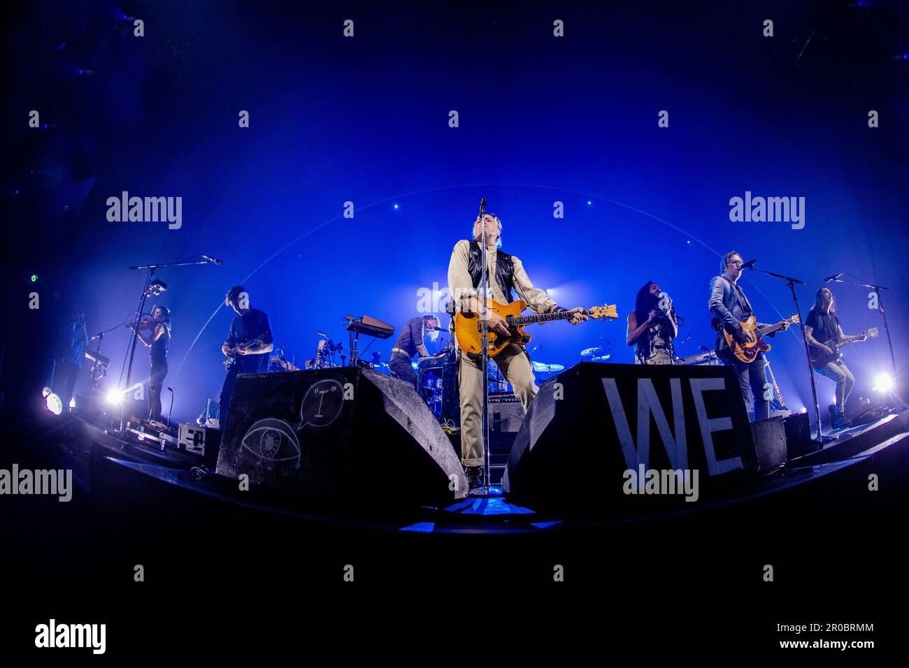 Arcade Fire in concert in Milano, on septeber 12th 2022 Stock Photo